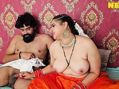 Indian desi bhabhi alone at her home in supah-plumbing-super-fucking-hot purple saree then she call tailor master for measure a new beautiful fit half-tee-shirt then sir come and measured her bosoms then he got softcore and ask for plumb then they do a ho